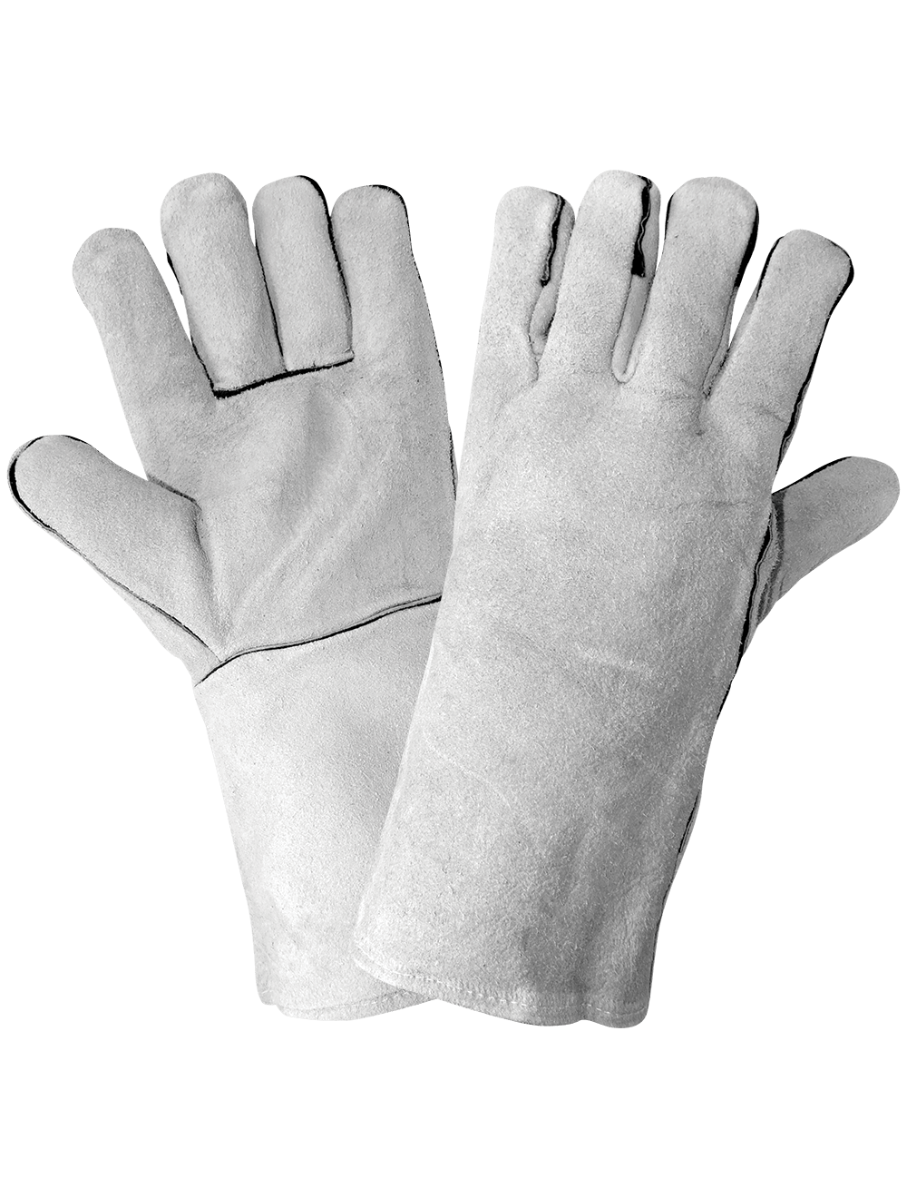 Global Glove - 1200GE - Leather Welding Gloves - gray