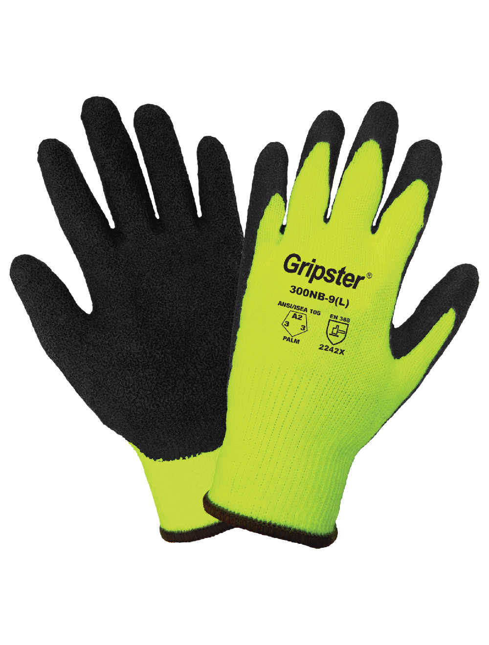 Gripster® - 300NB - Gloves - cut level A2 - black