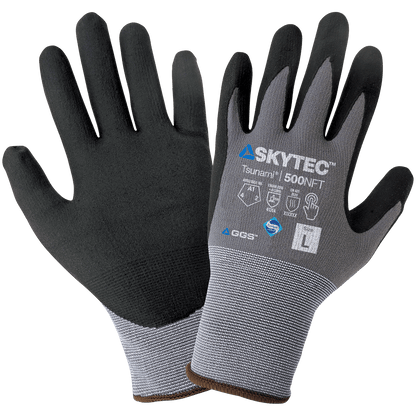 Global 500NFT-VP Glove 15GA NYLON/SPANDEX, NFT, CUT A1, VEND PK