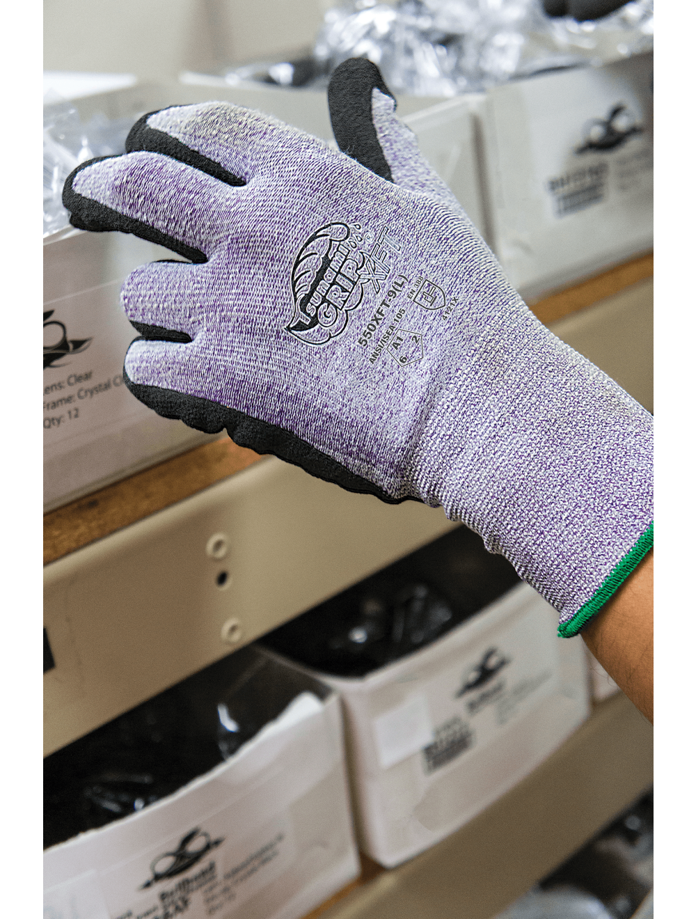 Tsunami Grip® - 550XFT-VP - Gloves - cut level A1 - red