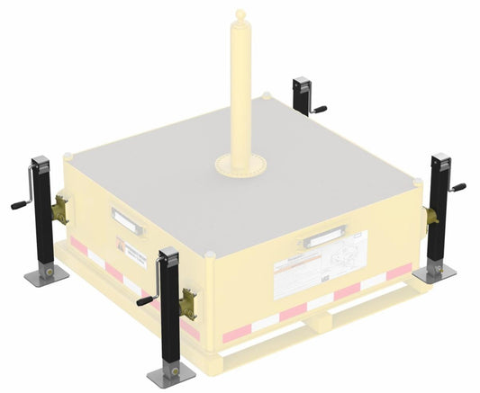 3M™ DBI-SALA® Flexiguard™ Jib Counterweight Base Stabilizing Jack Kit 8530563, Yellow
