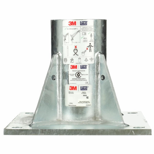 3M™ DBI-SALA® Confined Space Floor Mount Base Galvanized 8000095