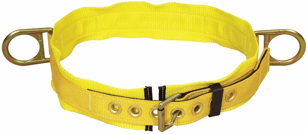 3M™ DBI-SALA® Tongue Buckle Positioning Belt with Hip Pad 1000021, Yellow, X-Small