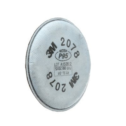 3M™ Particulate Filter 2078, P95, with Nuisance Level Organic Vapor/Acid Gas Relief 100 EA/Case