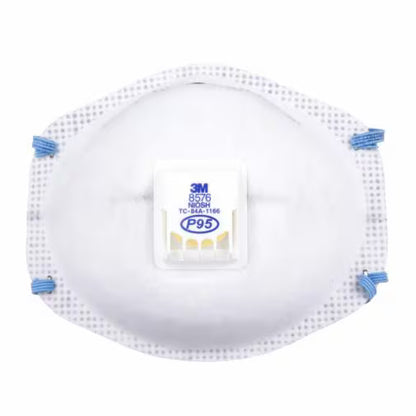 3M™ Particulate Respirator 8576, P95, with Nuisance Level Acid Gas Relief 10 EA / BX