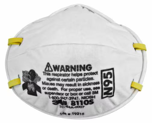 3M™ Particulate Respirator 8110S, N95 20 EA / BX
