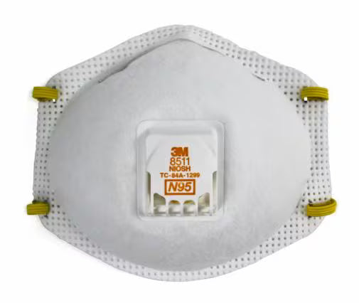 3M™ Particulate Respirator 8511, N95 10 EA / BX