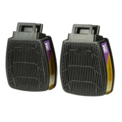3M™ Secure Click™ Multi-Gas/Vapor Cartridge/Filter P100 D80926, 2 EA / PK