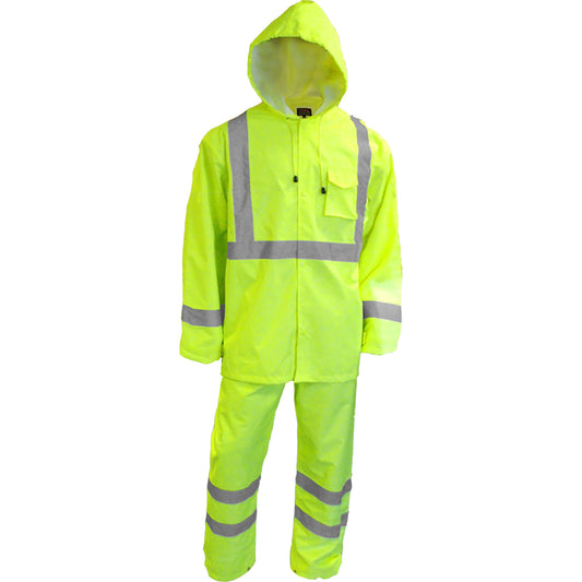 ANSI Type R Class 3 Two-Piece Rainsuit Set