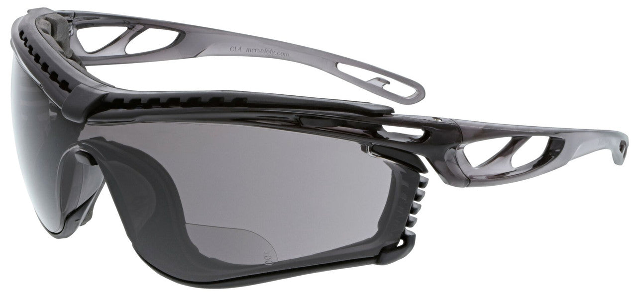 MCR Safety CL5 - Checklite® CL5 Series Safety Glasses - Foam Lining - Earplug Retaining Technology - Temples Hold Earplug Cord in Place - Lightweight — Sold by Pair — manufacturer image 12