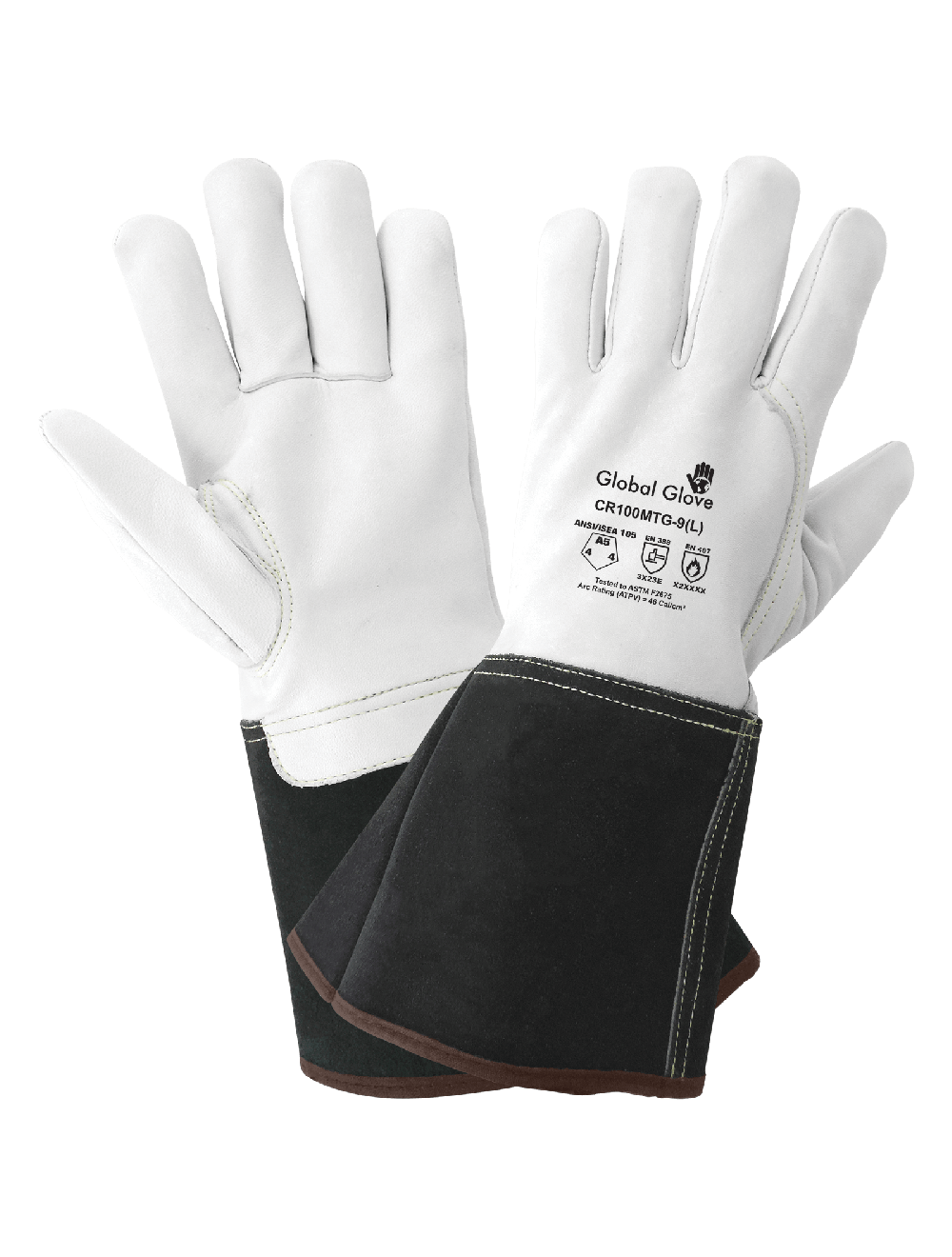Global Glove - CR100MTG - Leather Welding Gloves - cut level A5 - black