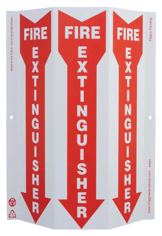 ZING Safety Sign "Fire Extinguisher" Triview Slim - official Zing product image 1