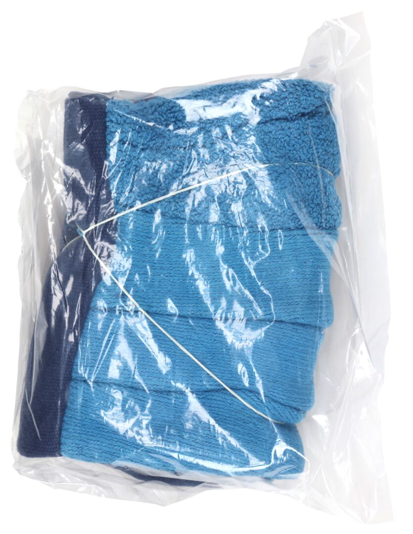 VP9428GFR - Vending Packaged Hotline Heat-Resistant Gloves - Heavyweight Loop-Out Blue Terrycloth - Six-Inch Gauntlet Duck Cuff - Limited Flammability - Contact Heat level 5 for Applications Less than 608° F