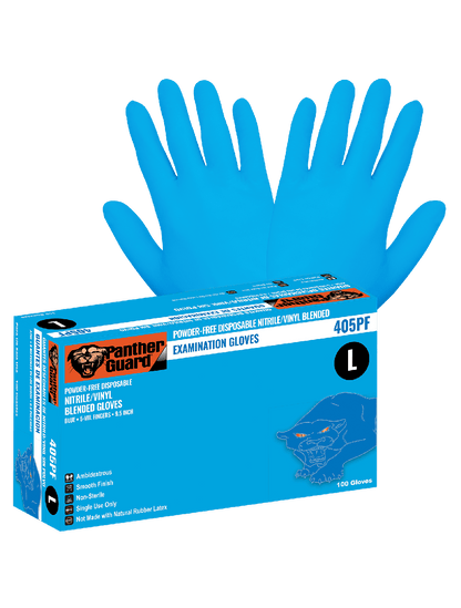 Panther-Guard® - 405PF - Disposable Gloves - nitrile coating - blue