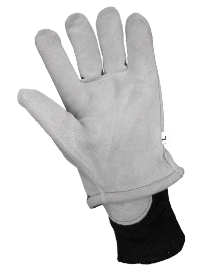 Heavy Gray Standard-Grade Split Cowhide Leather Freezer Gloves with Cold Keep® - 2800F - Gloves - gray