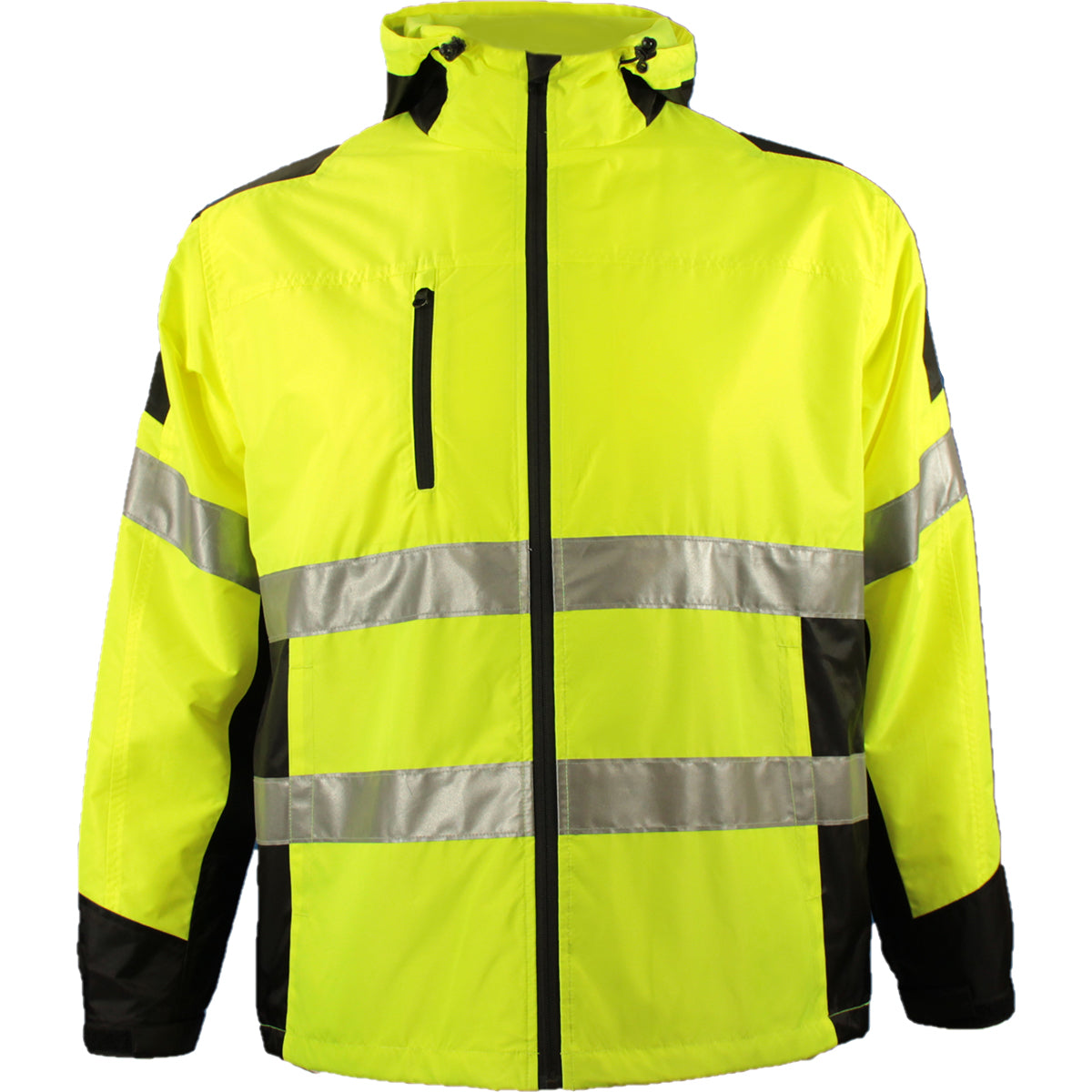 ANSI Type R Class 2 Lined Windbreaker with Black Accents