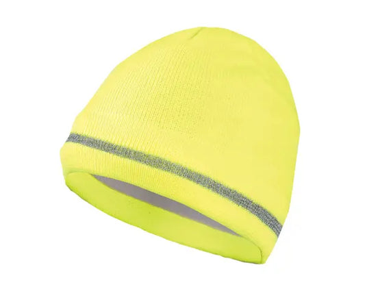 Occunomix Sustainable Winter Beanie Cold Stress PPE Yellow model LUX-RYKCR-Y