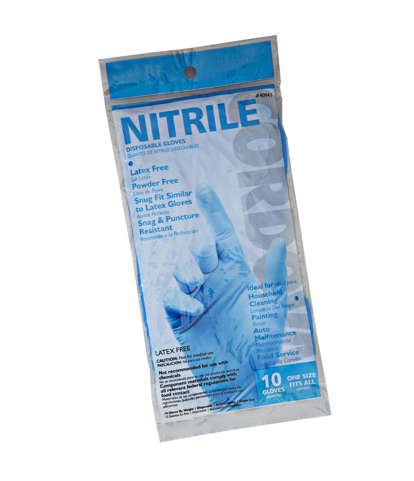 Cordova 10pk Nitrile Disposable #40941