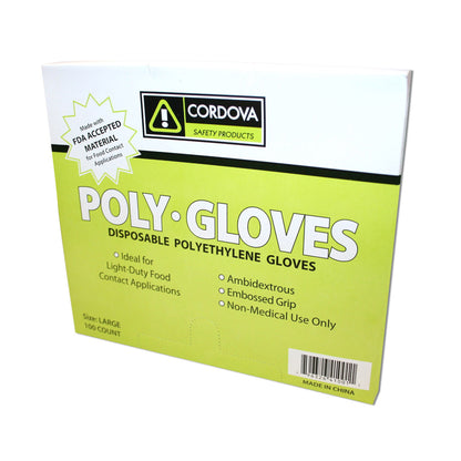 Cordova LDPE (low Density), Polyethylene Gloves #4100L