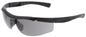 MCR Safety T122 - T122 Safety Glasses - Tactical Black Frame Color - Co-Injected Permanent TPR Nose Piece - Meets Military MIL-PRF-32432 Standard