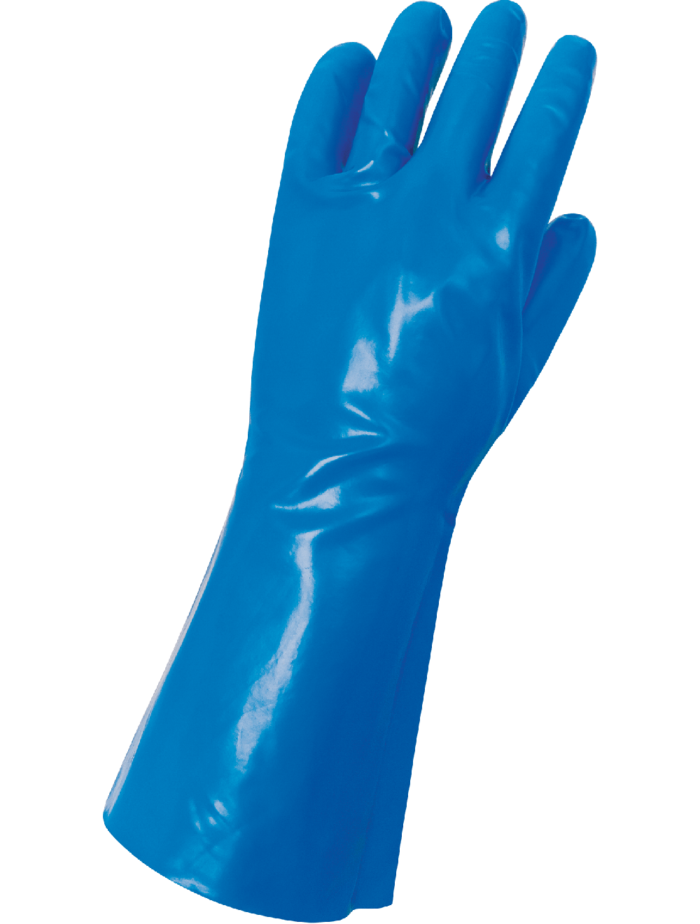 FrogWear® 411 Chemical Handling Gloves - nitrile - tan