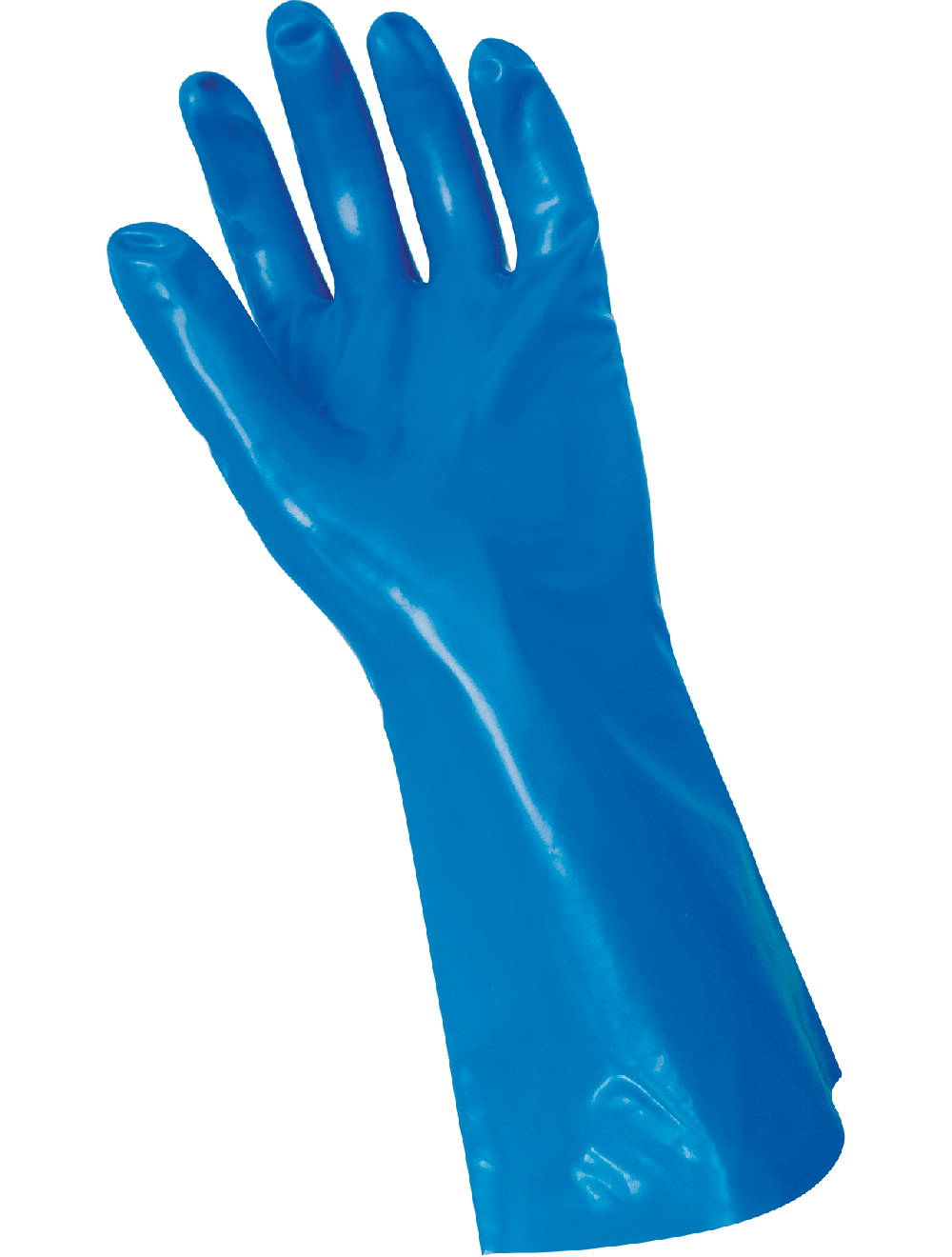 FrogWear® - 411 - Unsupported Gloves - nitrile coating - blue
