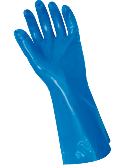FrogWear® - 411 - Unsupported Gloves - nitrile coating - blue