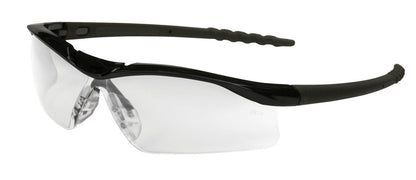 MCR Safety DL1 - DL1 Series Safety Glasses - Soft Clear TPR Nose Piece - Fully Coated Non-Slip TPR Temples — manufacturer image 2