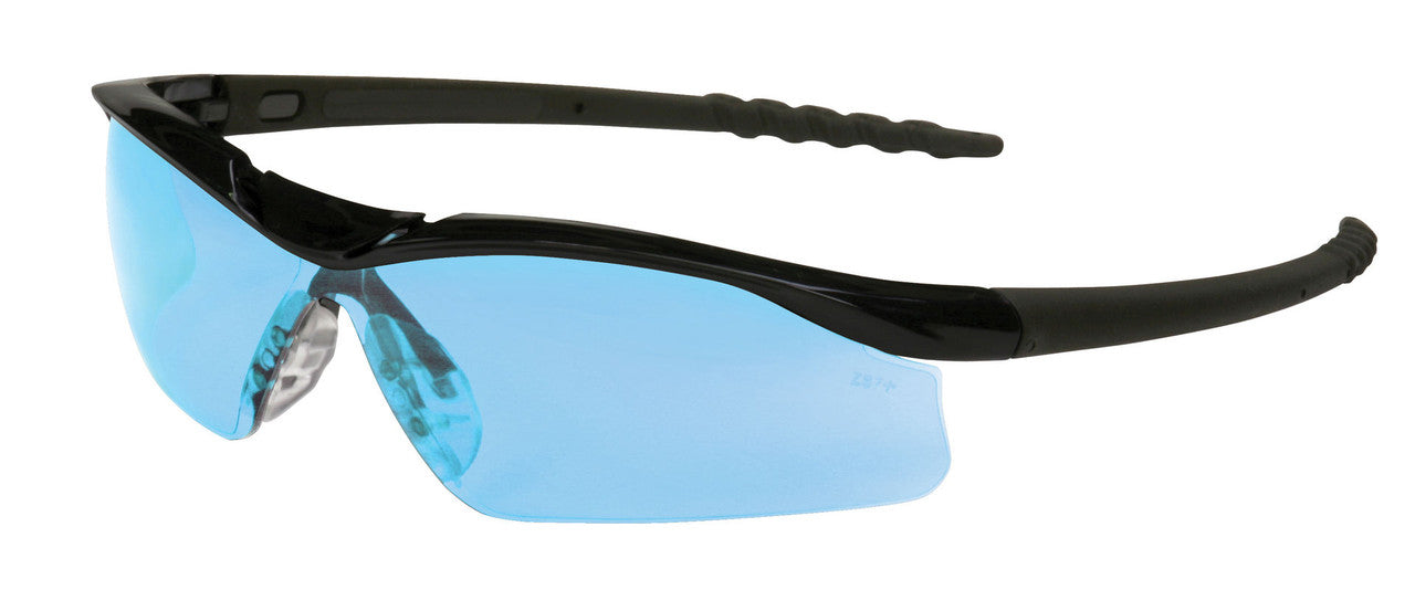 MCR Safety DL1 - DL1 Series Safety Glasses - Soft Clear TPR Nose Piece - Fully Coated Non-Slip TPR Temples — manufacturer image 5
