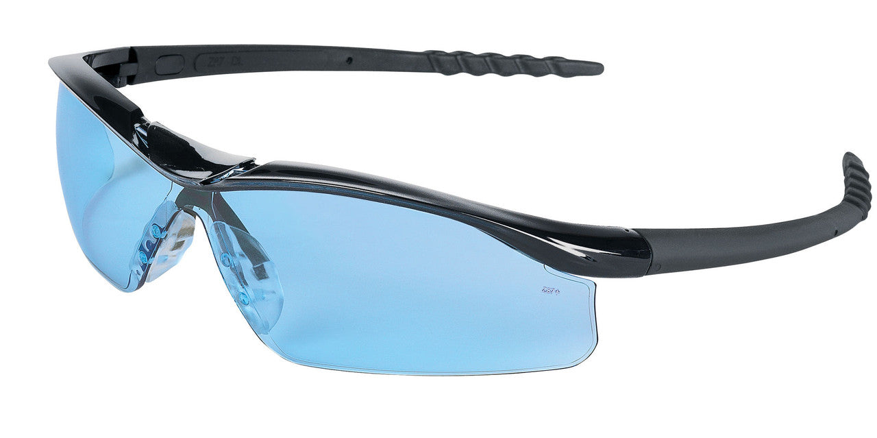 MCR Safety DL1 - DL1 Series Safety Glasses - Soft Clear TPR Nose Piece - Fully Coated Non-Slip TPR Temples — manufacturer image 4