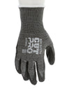 92723PU - MCR Safety CutPro® - 13 Gauge HyperMax® HPPE Shell - Cut, Abrasion and Puncture Resistant - PU Coated Palm and Fingertips - Black Polyurethane Coating adds Abrasion Resistance