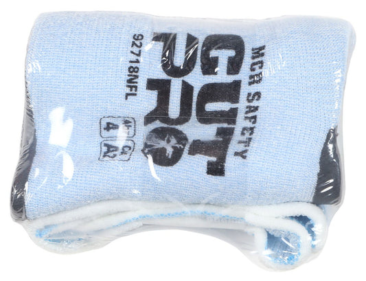 VP92718NF - MCR Safety CutPro® - 18 Gauge HyperMax® HPPE Shell - Cut, Abrasion and Puncture Resistant Work Gloves - Nitrile Foam Coated Palm and Fingertips - Vending Packaged - Great Sense of Touch and Grip