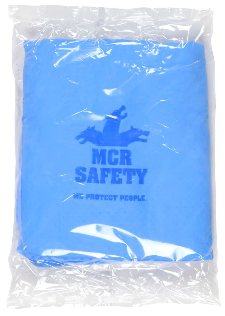 MCR Safety CGT03 - MCR Safety Cooling Gear - 1 Piece Blue Cooling Towel - Lightweight PVA Fabric - Machine Washable - Measures 30 x 14 Inches - Reusable Container to Safely Store After Use — manufacturer image 7
