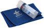 MCR Safety CGT13 - MCR Safety Cooling Gear - 1 Piece Large Blue Cooling Towel - Lightweight Polyester Microfiber - Machine Washable - Measures 40 x 12 Inches - Reusable Container to Safely Store After Use