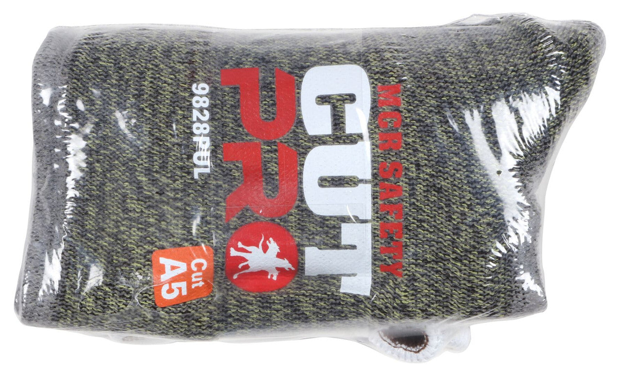 VP9828PU - MCR Safety CutPro® 18-Gauge ARX® Aramid Shell Cut, Abrasion, Puncture Resistant Work Gloves Polyurethane (PU) Coated Palm and Fingertips Vending Packaged