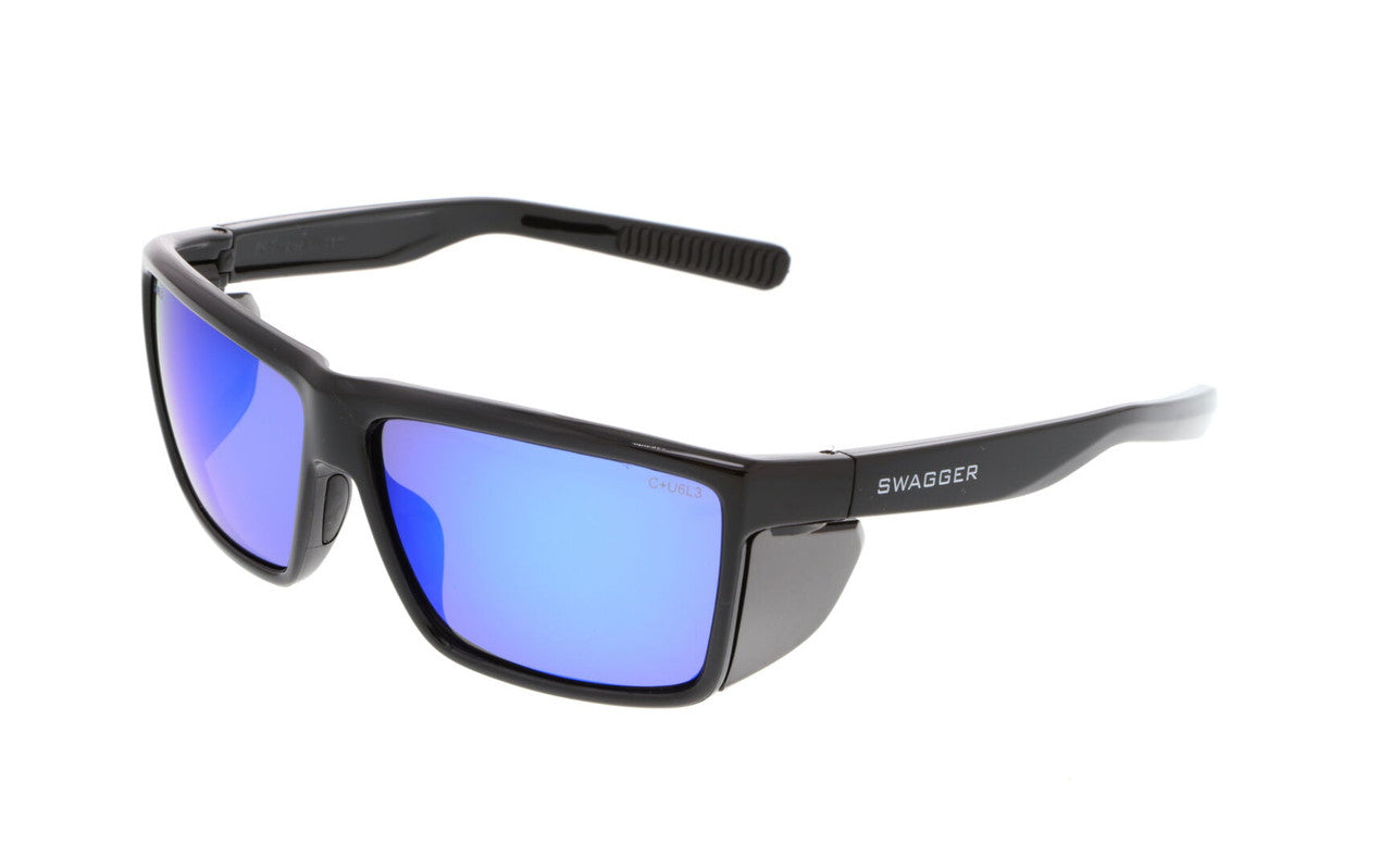 MCR Safety SR2 - Swagger® SR2 Series Safety Glasses - Soft TPR Nose Pad and Temple Ends - Detachable Side Shields — Sold by Pair — manufacturer image 10