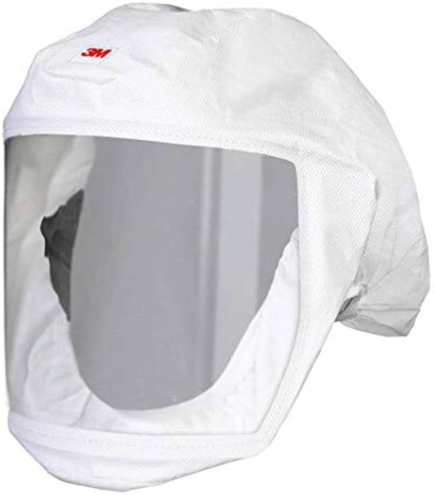 3M™ Versaflo™ Headcover with Integrated Head Suspension, S-133L-5, White, Medium/Large, 5 EA/Case