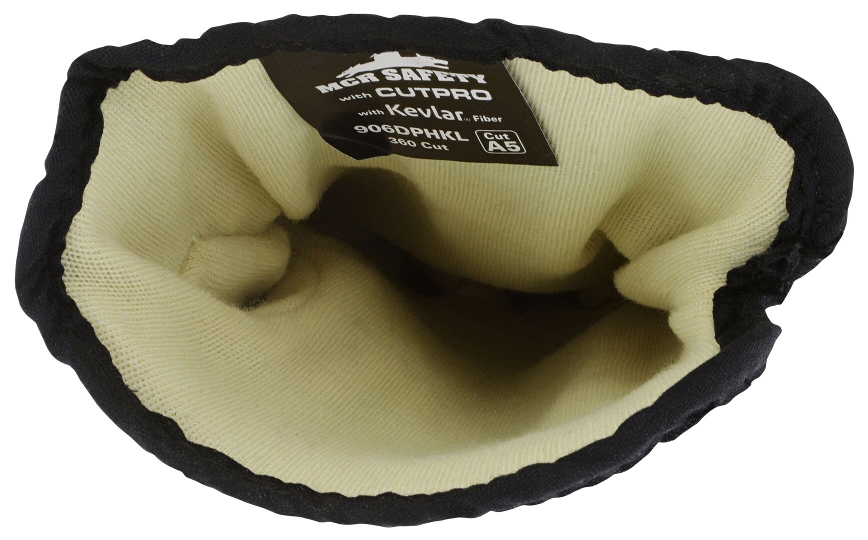 906DPHK - Leather Driver Work Gloves - Rugged Grain Goatskin with Cowhide Double Palm - Lined with DuPont™ Kevlar® Aramid Shell - DuPont™ Nomex™ Fabric Back - Reinforced Thumb Crotch - Hi-Vis Fingertips