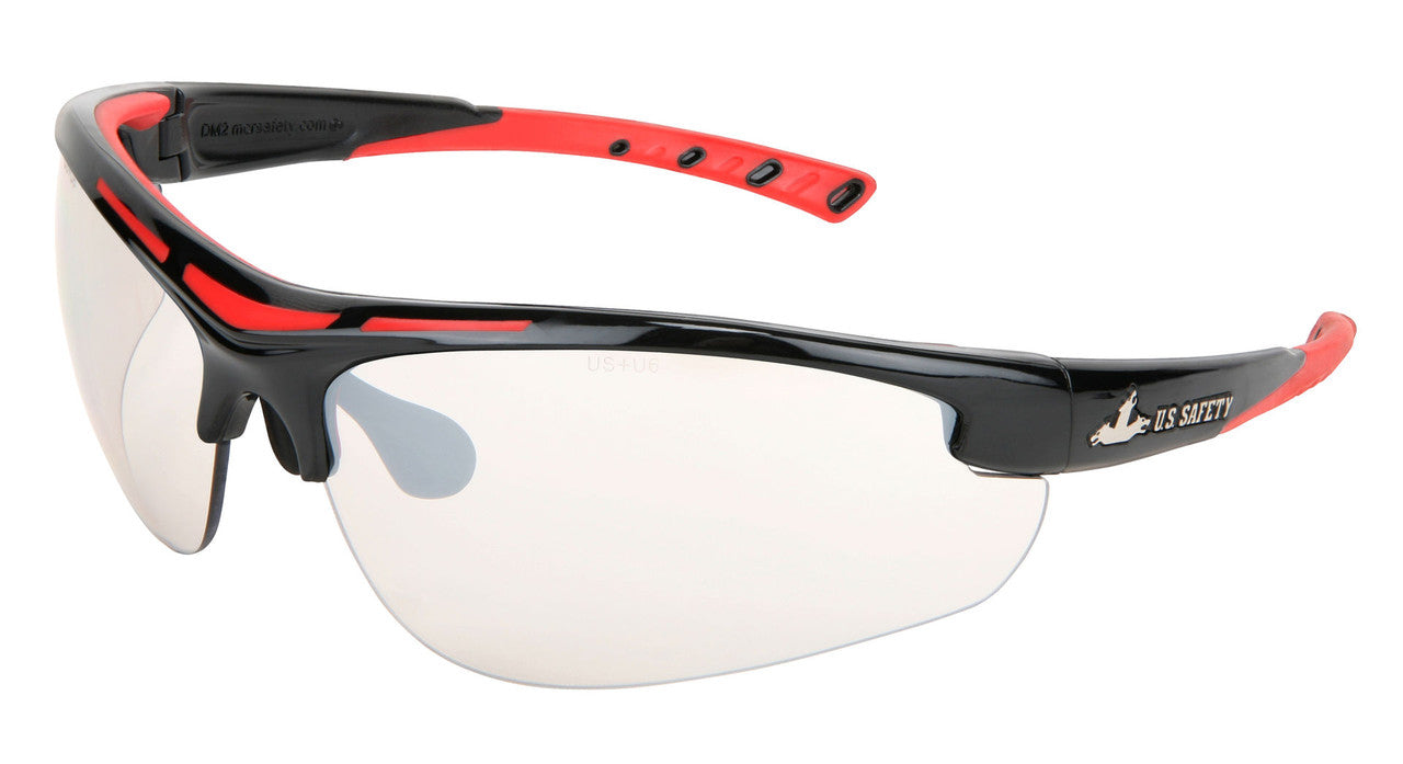 MCR Safety DM2 - Dominator™ DM2 Safety Glasses - Comfortable TPR Temples - TPR Brow Guard - Adjustable Wire Core Nose Pads — manufacturer image 5