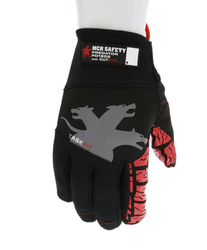 PD1902 - Predator® TaskFit™ Mechanics Gloves - HyperMax® HPPE Cut-Resistant Palm Liner - Synthetic Leather Palm - Silicone Tread Grip - Box Handling Glove - Super Stretch Knuckle Region for Greater Comfort