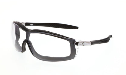 MCR Safety RT1 - RT1 Series - Foam Lined Safety Glasses - Wear with Head Band (Included) or Interchangeable Temples - Dielectric with No Metal Pieces — manufacturer image 2