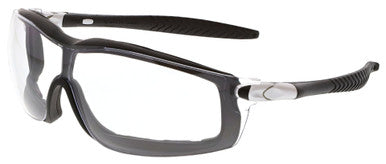 MCR Safety RT1 - RT1 Series - Foam Lined Safety Glasses - Wear with Head Band (Included) or Interchangeable Temples - Dielectric with No Metal Pieces