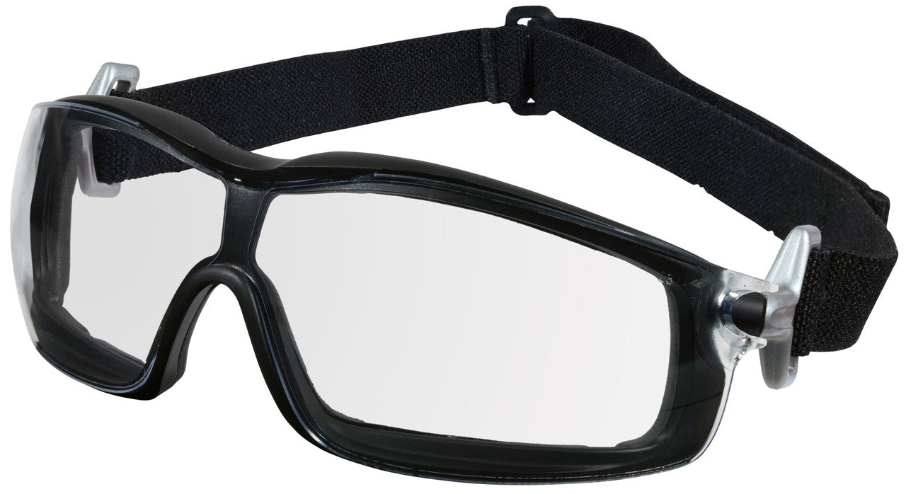 MCR Safety RT1 - RT1 Series - Foam Lined Safety Glasses - Wear with Head Band (Included) or Interchangeable Temples - Dielectric with No Metal Pieces — manufacturer image 3