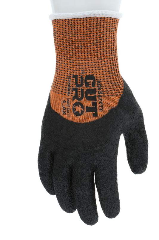 92743LT - MCR Safety CutPro® - 13 Gauge HyperMax® HPPE Shell - Cut Resistant Work Gloves - Crinkle Latex Palm and Over the Knuckles - High Cut Rating and Excellent Gripping Power