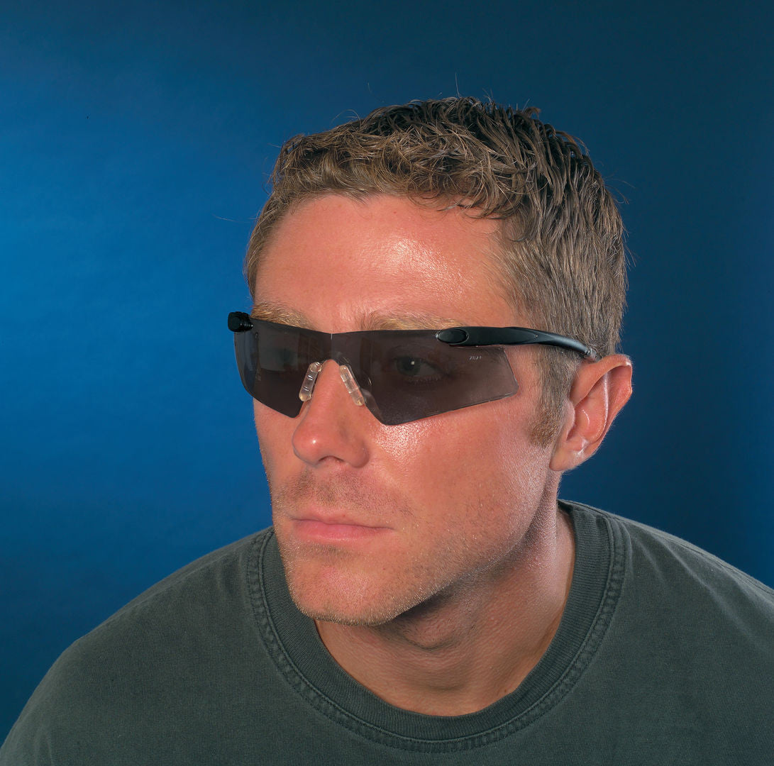MCR Safety DS1 - DS1 Series Safety Glasses - Non-Slip TPR Temple Grips and Nose Piece - Frameless Lens Design — manufacturer image 2