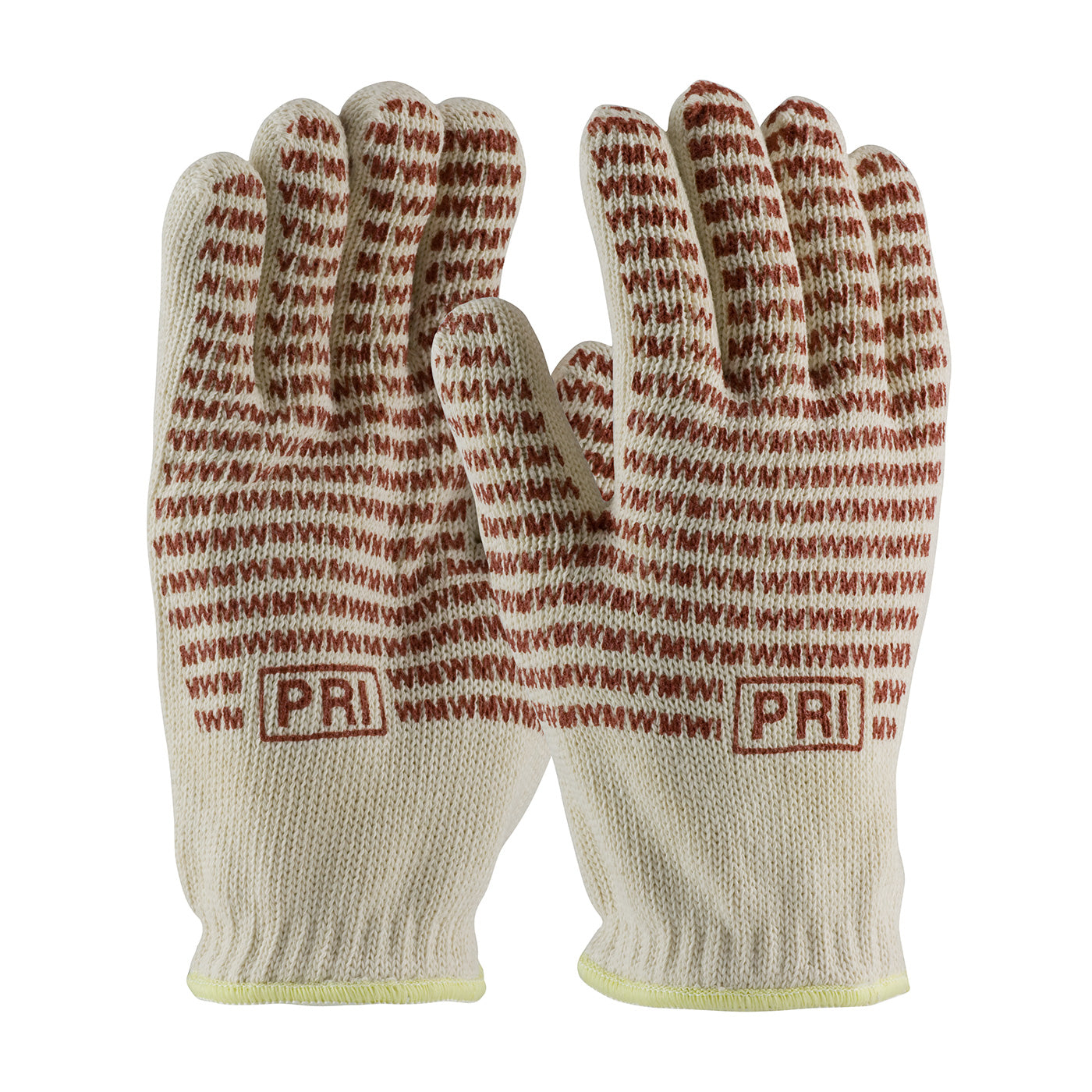 PIP 43-502 – Double-Layered Cotton Seamless Knit Hot Mill Glove with Double-Sided EverGrip™ Nitrile Coating - 24 oz