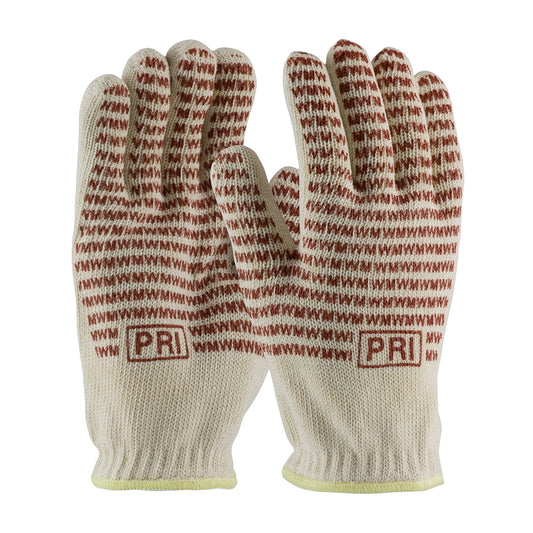 PIP 43-502 – Double-Layered Cotton Seamless Knit Hot Mill Glove with Double-Sided EverGrip™ Nitrile Coating - 24 oz