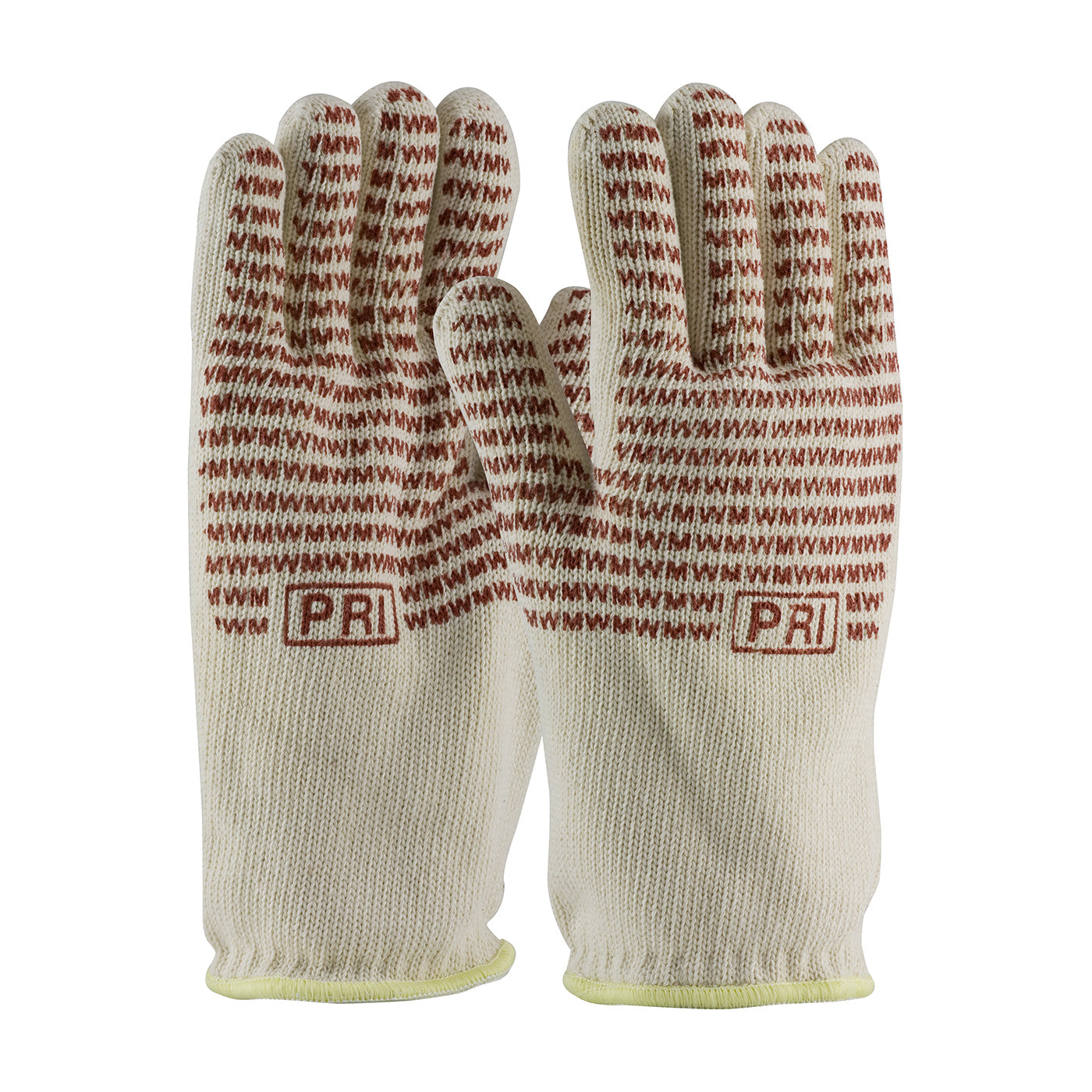 PIP 43-802 – Double-Layered Cotton Seamless Knit Hot Mill Glove with Double-Sided EverGrip™ Nitrile Coating - 32 oz