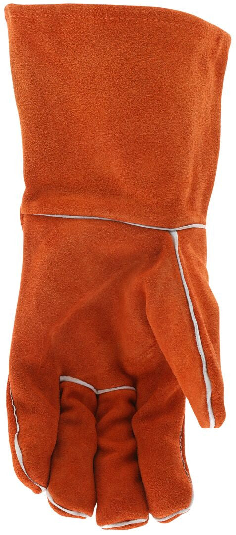 Cowhide Split Leather Welding Gloves, Select B+ Grade, Cotton Drill Lining