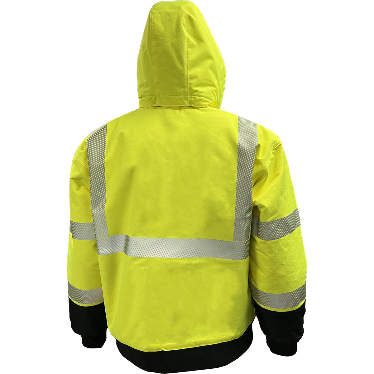 Reflective Apparel™: ANSI Type R Class 3 Heavy-Duty Waterproof High-Visibility Jacket